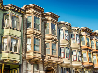 Victorian Buildings on Telegraph Hill