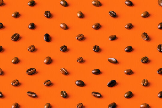 Coffee beans pattern
