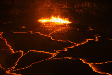 Lava in Vulkan