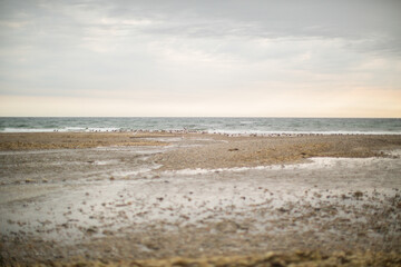beach and sea in the morning