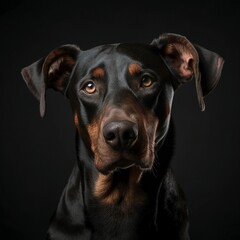 Doberman Dog, Animal Portrait