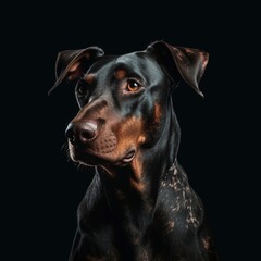Doberman Dog, Animal Portrait