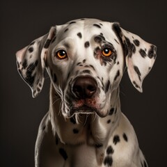 Dalmatian Dog, Animal Portrait