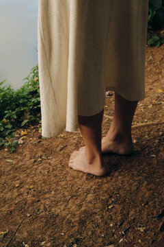 Barefoot on the ground 