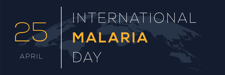 Naklejka na ściany i meble World Malaria Day, held on 25 April.