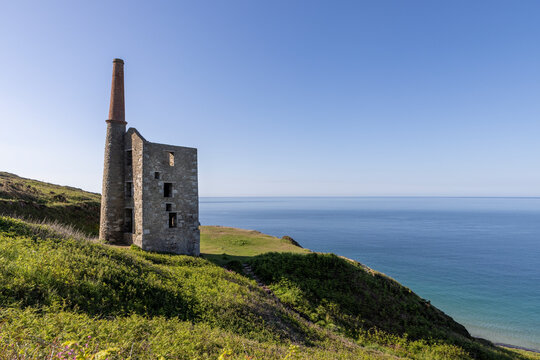 Tin mine on the coast