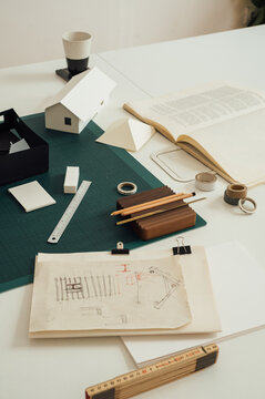Messy Office Desk 