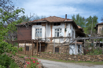 Fototapeta na wymiar Village of Dolene at Ograzhden Mountain, Bulgaria