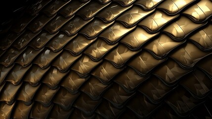 Fototapeta premium beautiful metal tiled armored background texture