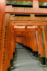 View of Fushimi Inari Shrine in Kyoto