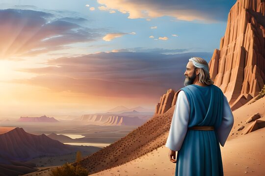 Moses at Mount Sinai Receiving the Ten Commandments