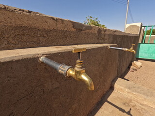 Water tap basin in northern Sudan