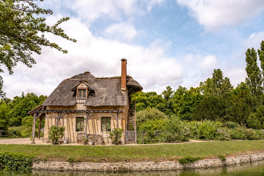 Beautiful building at a hamlet in Versailles, France.