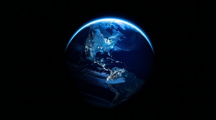 神秘的な青い世界