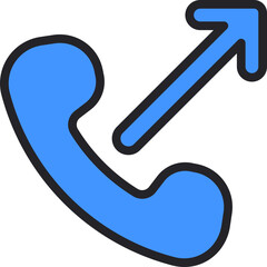 outgoing call icon