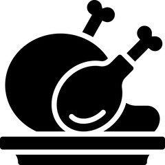 roasted chicken icon
