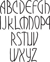 Adapted From Old Spanish alphabets - ABC letters