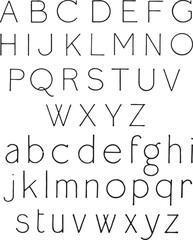 Skeleton alphabets - ABC letters