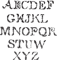 Embroidery�Alphabet Design