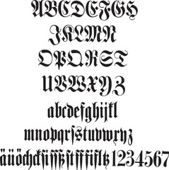 German Alphabets alphabets - ABC letters