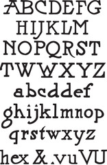 Poster Alphabets alphabets - ABC letters