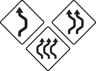 W24 series Lane shifts Icon SVG -Vector Symbol Commercial & Personal Use- Cricut,Silhouette,Cameo,Vinyl Cut