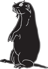 Gopher Sketch Vector