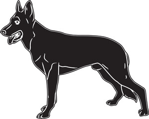 German Shepherd Sketch
