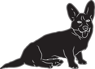 Cardigan Welsh Corgi Sketch