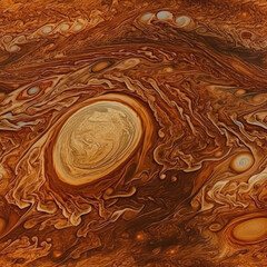 Jupiter Surface Seamless image depicts the planet's abstract and intriguing surface texture visible from space.