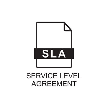 service level agreement icon , business icon