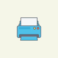 Printer vector illustration