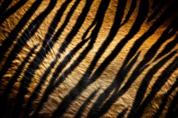 Fototapeta premium the detailed texture and pattern of a zebras skin. Generative AI