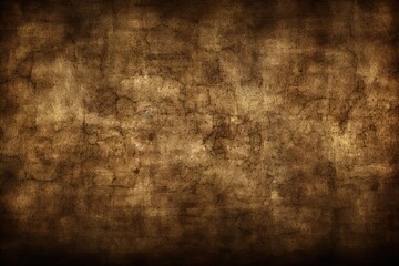 Naklejka premium textured grungy brown background with a sleek black border. Generative AI
