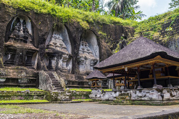 Fototapeta na wymiar views of gunung kawi sebatu temple in gianyar regenci, bali