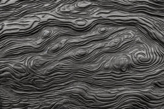 Fototapeta monochromatic abstract pattern resembling ocean waves. Generative AI