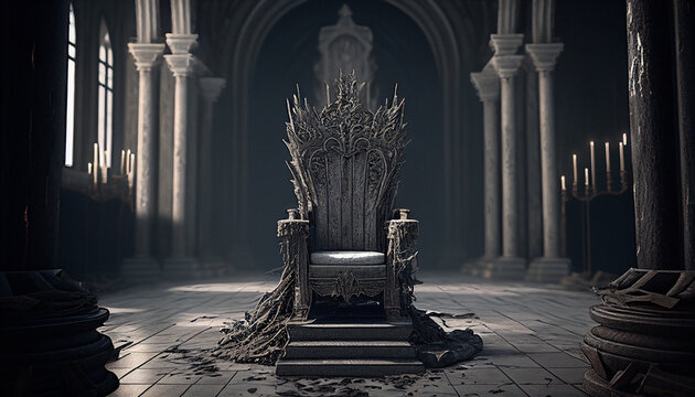 Dark Ages Throne - Generative Ai