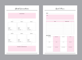 Startsomewhere goal planner.