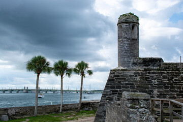 fort tower on coast