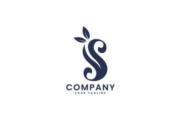 C Leaves Monogram Logo