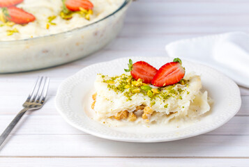 Turkish Traditional Ramadan Dessert Gullac