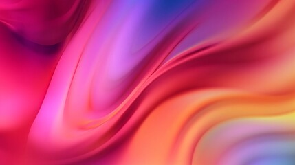an abstract gradient image of pink, purple and yellow, in the style of smooth lines. generative AI