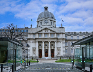 Fototapeta premium Prime Minister's building in Dublin, known in Irish as the Taoiseach.