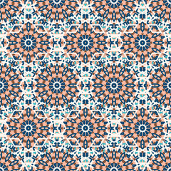 Caleidoscopic mandalas pattern