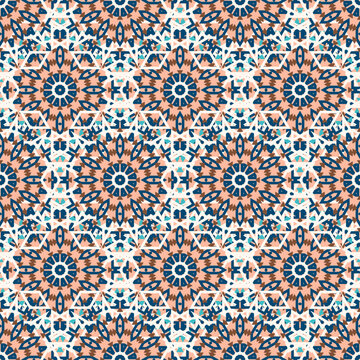 Caleidoscopic mandalas pattern