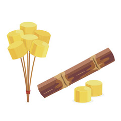 sugar cane stick
