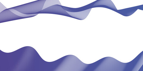 Abstract white background . Abstract vector blue wave lines on white background . Can be used design wallpaper , technology , or template .