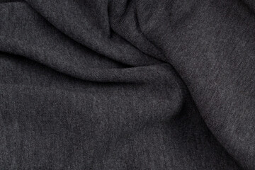 Fabric grey cotton Jersey background texture	