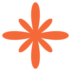 Pop Retro Star Sparkle Shape 20