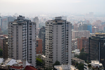 city view of bogota, colombia